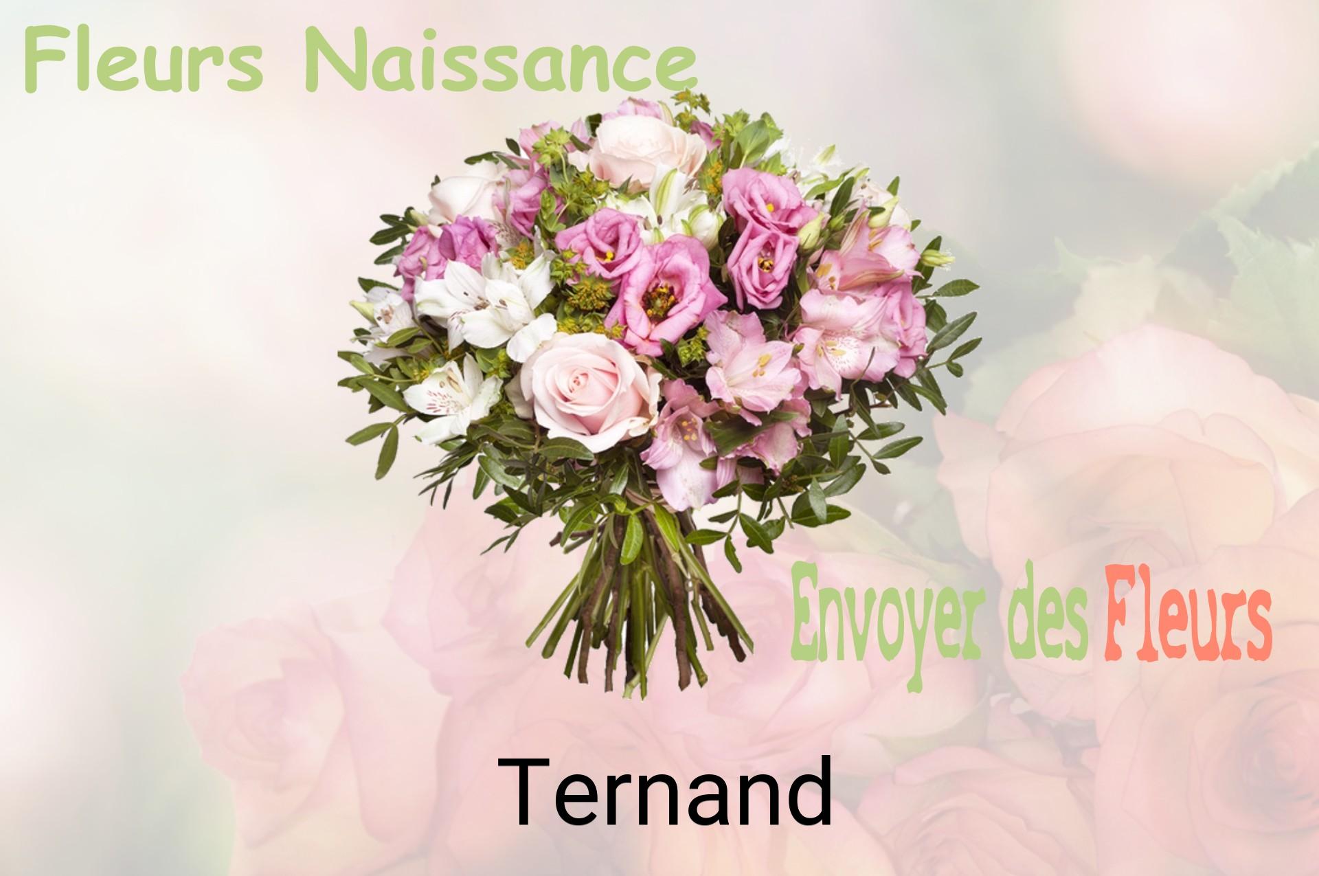 Bouquet de fleurs de naissance livré à Ternand